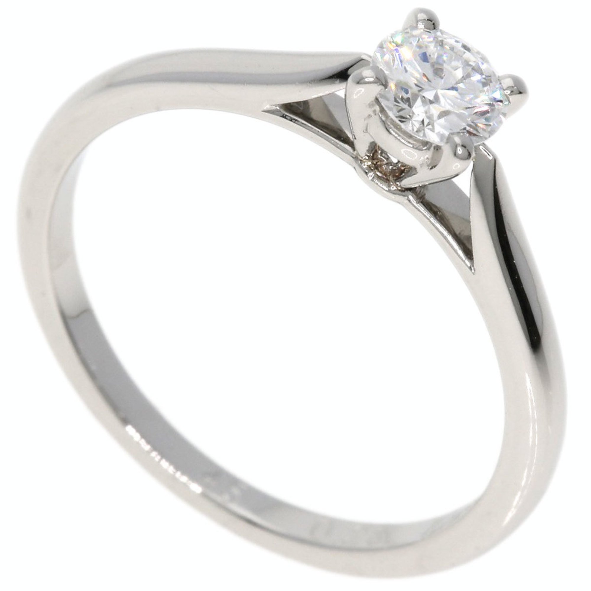 Cartier Solitaire Diamond #45 Ring Platinum PT950 Women's CARTIER