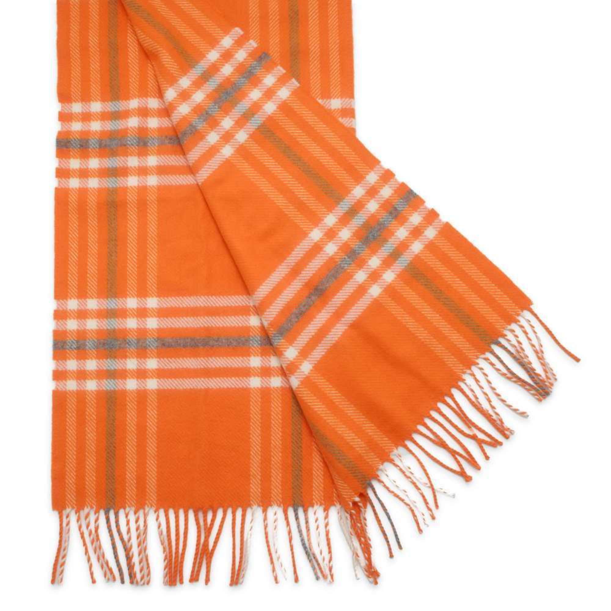 Hermes scarf blanket check cashmere HERMES