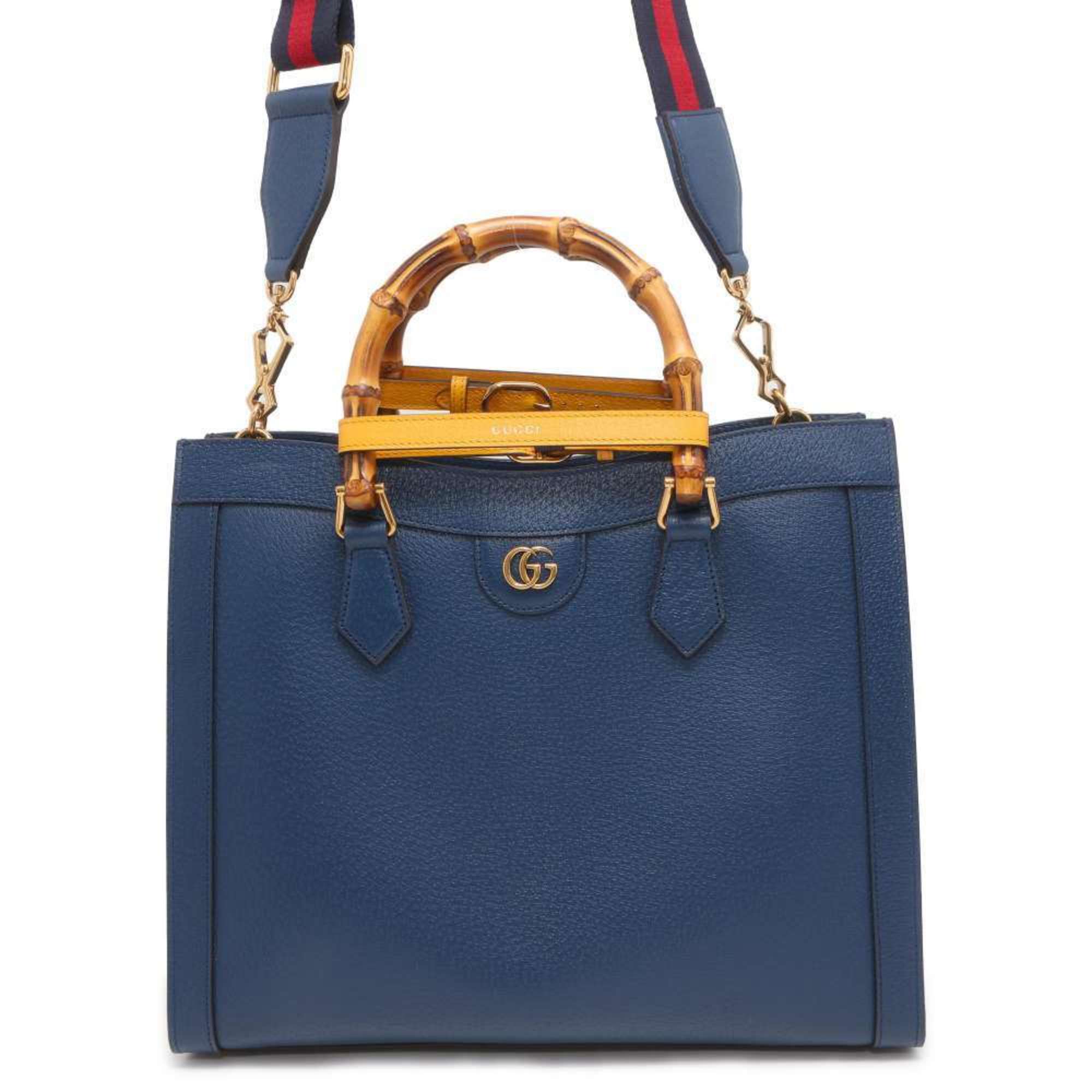 Gucci Tote Bag Diana Bamboo Leather 678842 GUCCI 2way Shoulder