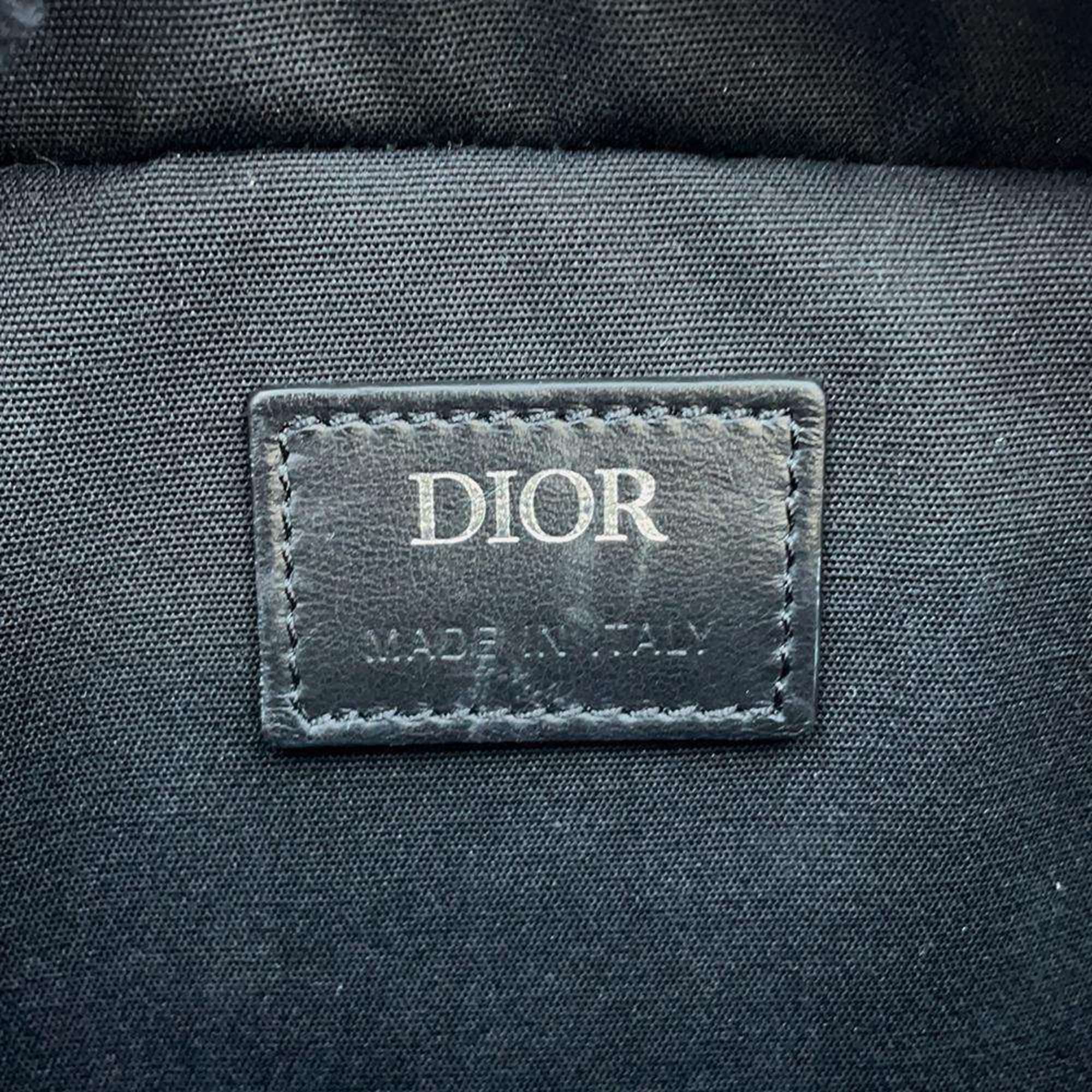 Christian Dior Shoulder Bag CD Diamond Safari 1ESPO206CDP Black