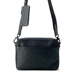 Louis Vuitton Shoulder Bag Monogram Shadow Duo M69827 Black