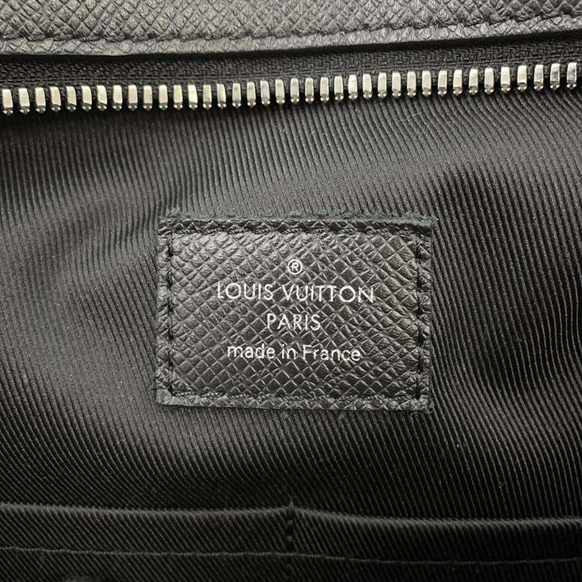 Louis Vuitton Backpack Taiga Adrian M30857 LOUIS VUITTON Black