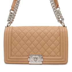 Chanel Chain Shoulder Bag Boy Caviar Skin A67086 CHANEL