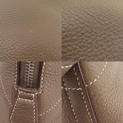 Hermes Bolide 35 Etoupe Handbag Taurillon Women's HERMES