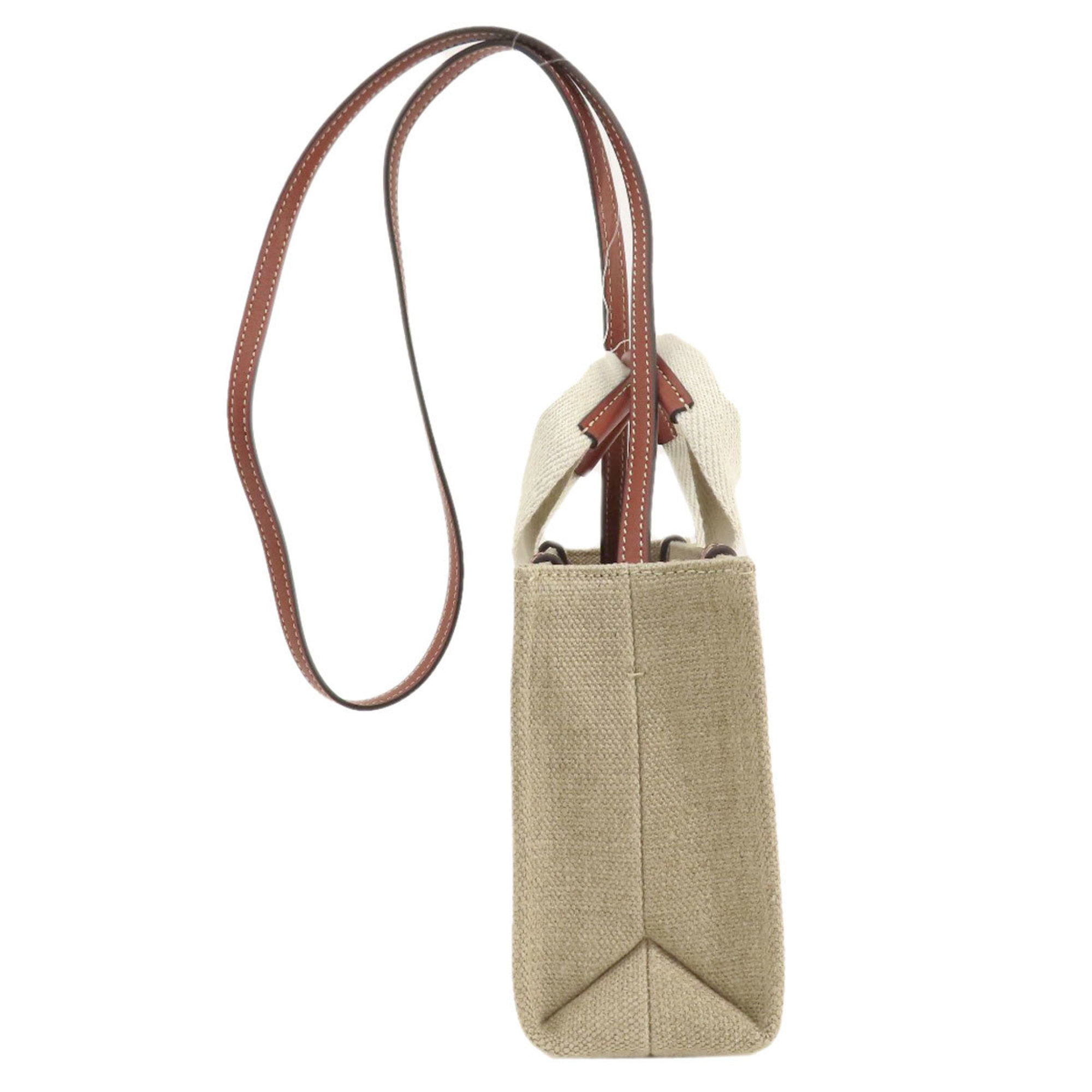 Chloé Chloe Woody Shoulder Bag Canvas Women's CHLOE