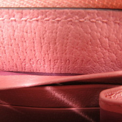 Gucci GG Cherry Strawberry Leather Pink 456117 Round Long Wallet 1121 GUCCI