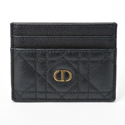 Christian Dior Dior DIOR Amour Caro Freesia Card Holder Case S5130UNID_M900 Cannage Calfskin Black S-156190