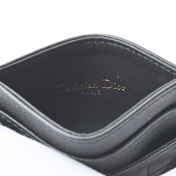 Christian Dior Dior DIOR Amour Caro Freesia Card Holder Case S5130UNID_M900 Cannage Calfskin Black S-156190