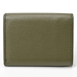 FENDI F is Micro Tri-fold Wallet 8M0395 Leather Khaki S-156090