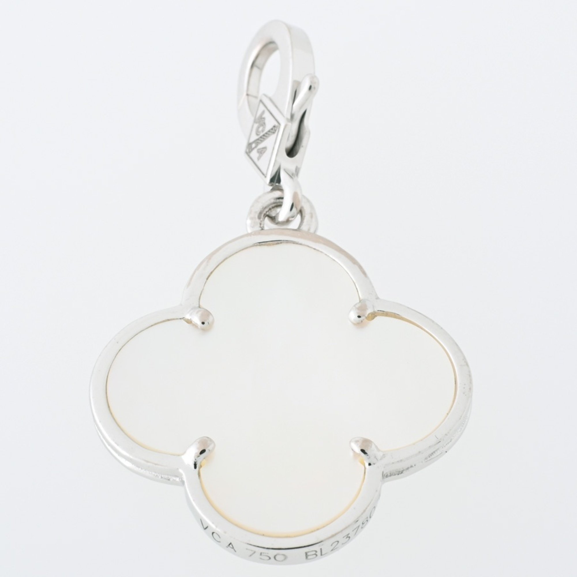 Van Cleef & Arpels Van Cleef & Arpeis Magic Alhambra Pendant Charm K18WG Shell A-155907