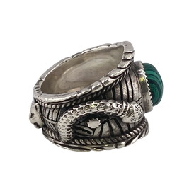 GUCCI Gucci Garden 925 Double Snake Ring Silver Unisex