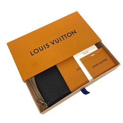 LOUIS VUITTON M30503 Zippy Wallet Vertical Round Taiga Long Black Men's