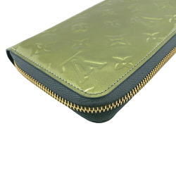 LOUIS VUITTON M91565 Zippy Wallet Round Long Green Women's