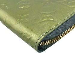 LOUIS VUITTON M91565 Zippy Wallet Round Long Green Women's