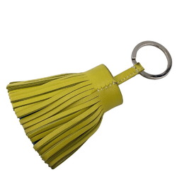 HERMES Hermes Keychain Carmen Bicolor Keyring Yellow Women's