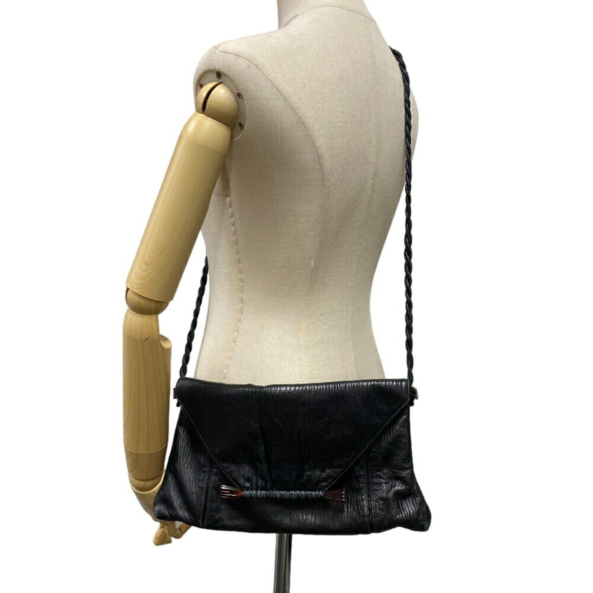 FENDI Shoulder Bag Black Women's