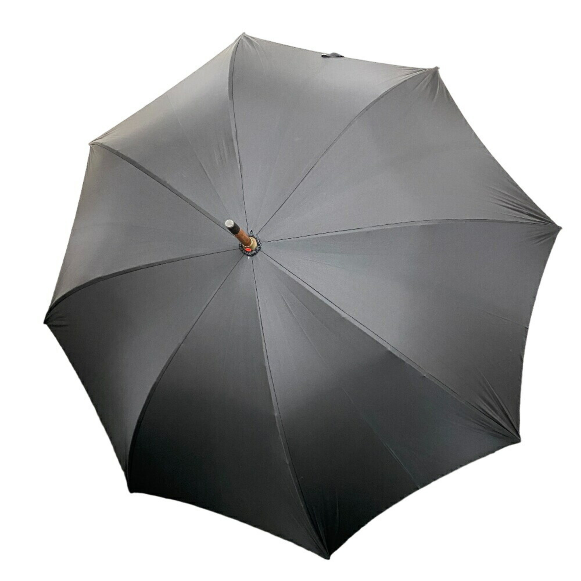 HERMES Hermes Umbrella Black Unisex