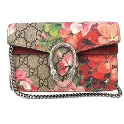 GUCCI 476432 Chain Shoulder GG Blooms Bag Red Women's