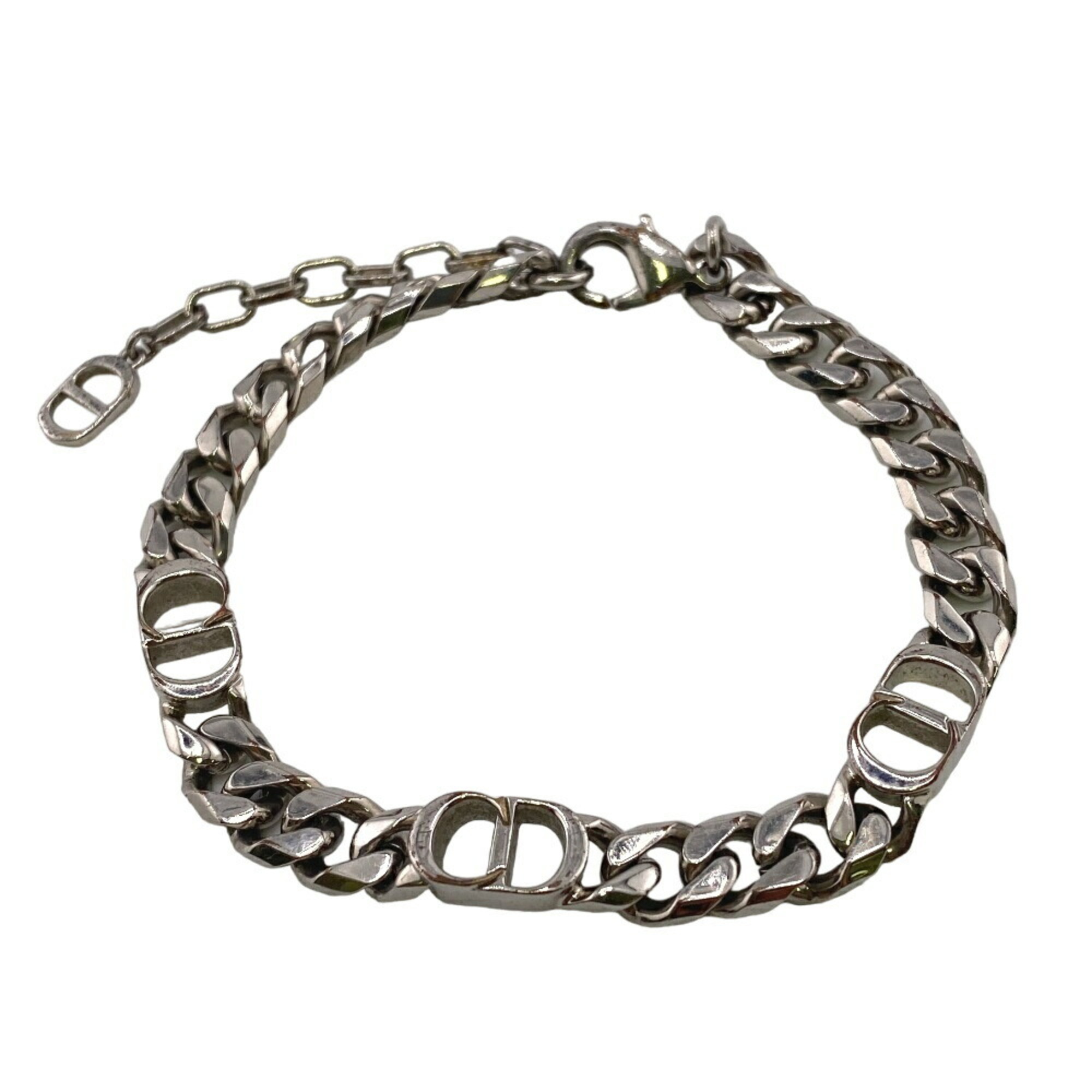 Christian Dior CD ICON Chain Link Bracelet, Silver, Unisex