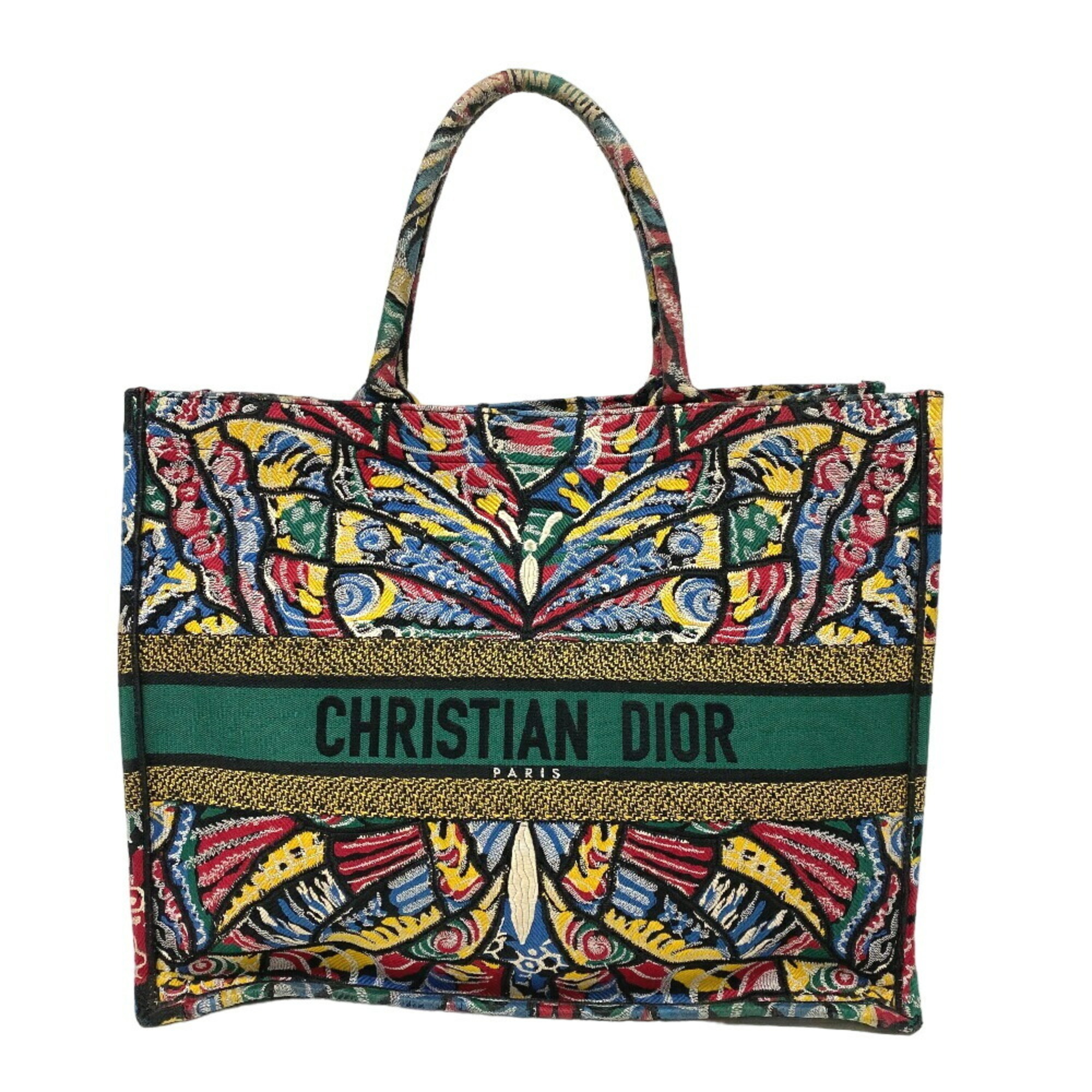 Christian Dior Book Tote Large Bag Multicolor Women's