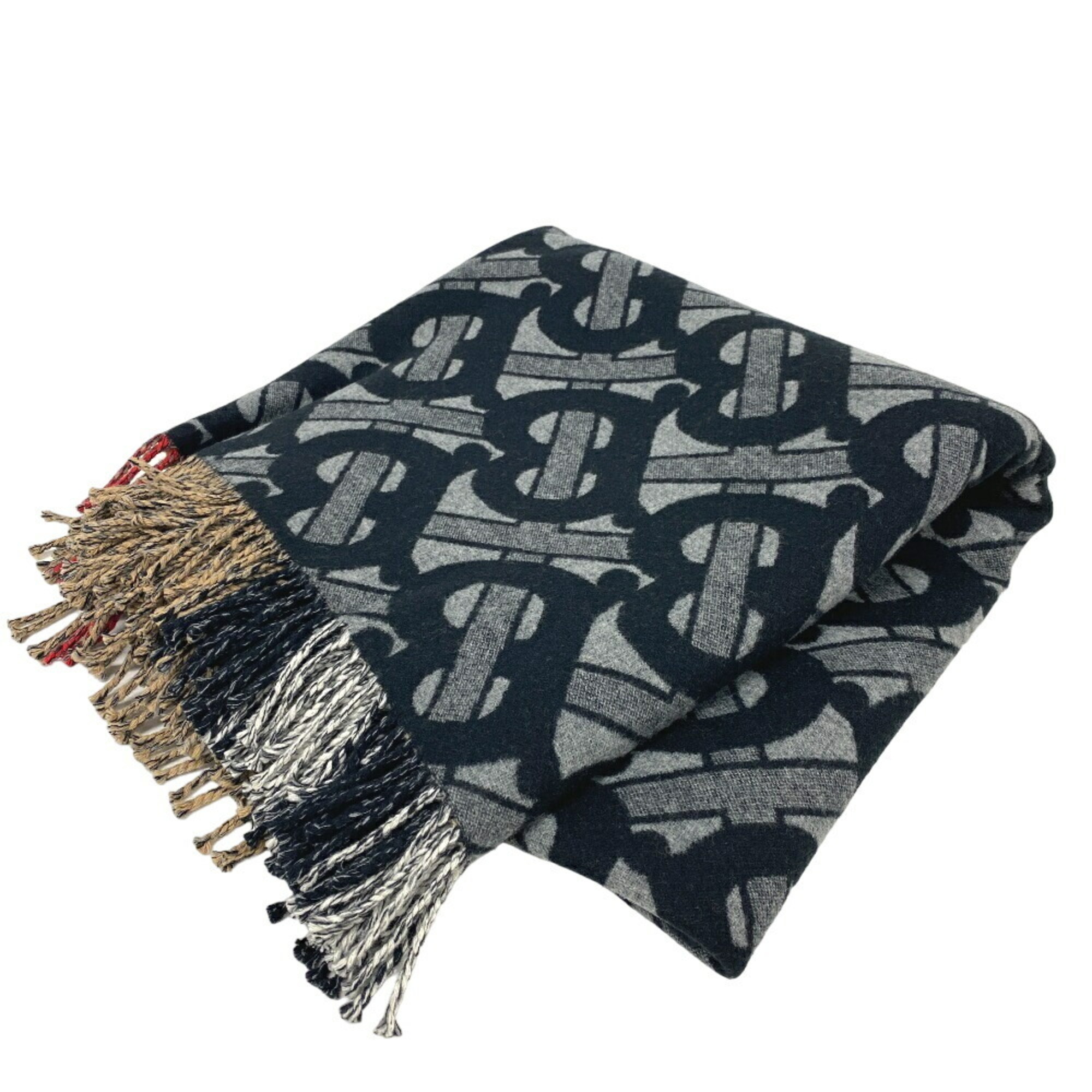 THOMAS BURBERRY Thomas Burberry Tisci period reversible TB monogram poncho black unisex