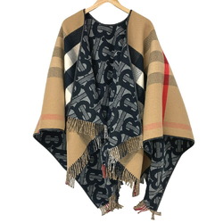 THOMAS BURBERRY Thomas Burberry Tisci period reversible TB monogram poncho black unisex