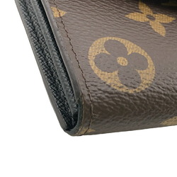 LOUIS VUITTON M80726 Portefeuille Sarah Giant Monogram Reverse Long Wallet Brown Women's