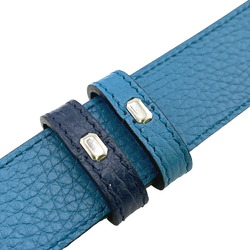 GUCCI 643847 70 28 GG Marmont Belt Navy Unisex