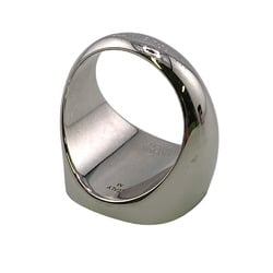 LOUIS VUITTON LE0291 Berg Monogram Padlock Ring, Silver, Unisex