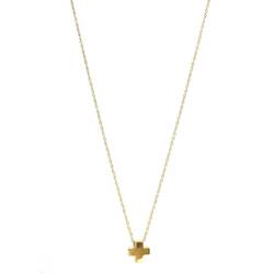 Tiffany & Co. K18YG Roman Cross Necklace Yellow Gold Neck size: approx. 42cm Weight: 3.3g