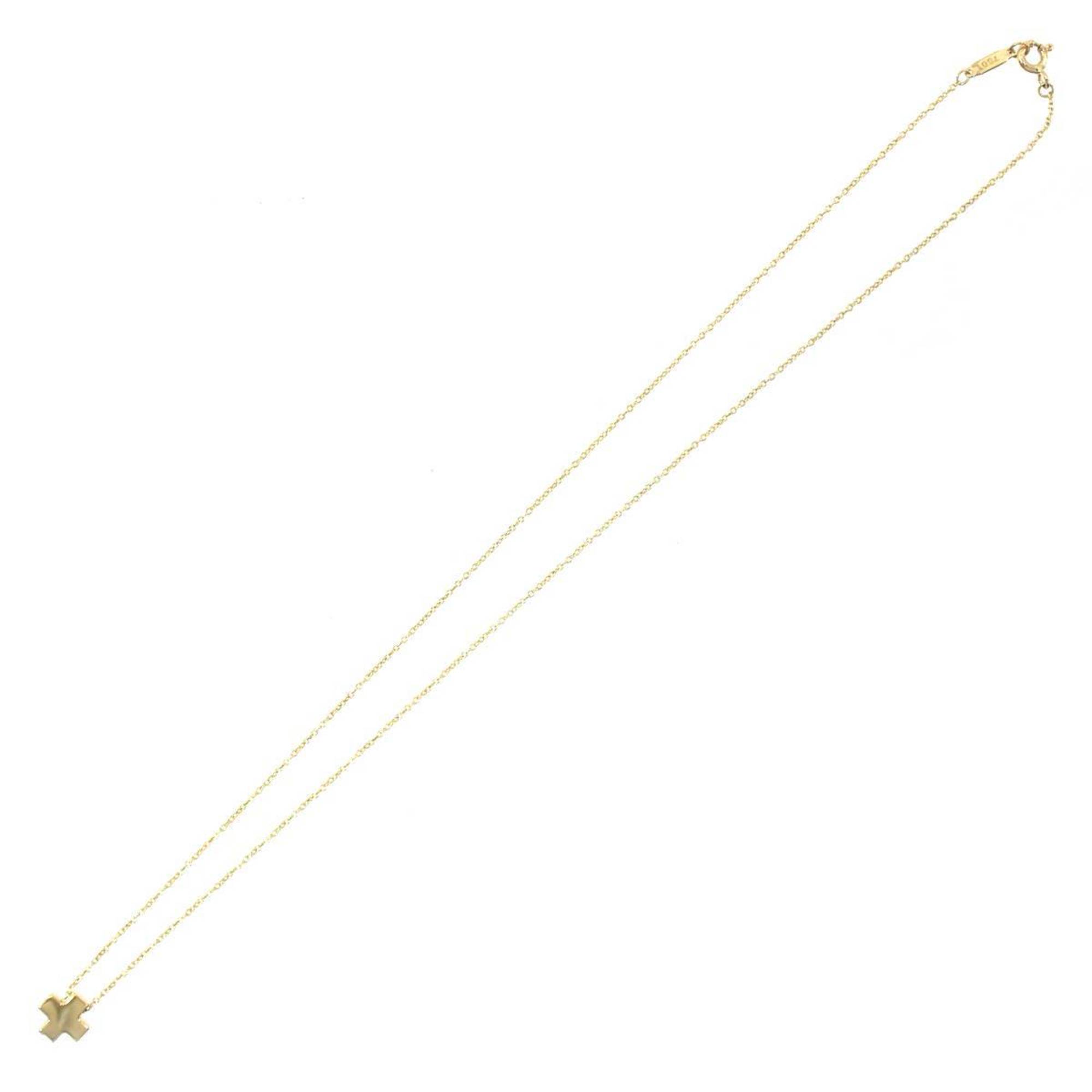 Tiffany & Co. K18YG Roman Cross Necklace Yellow Gold Neck size: approx. 42cm Weight: 3.3g