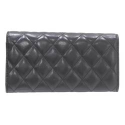 CHANEL Chanel Matelasse Long Wallet Lambskin