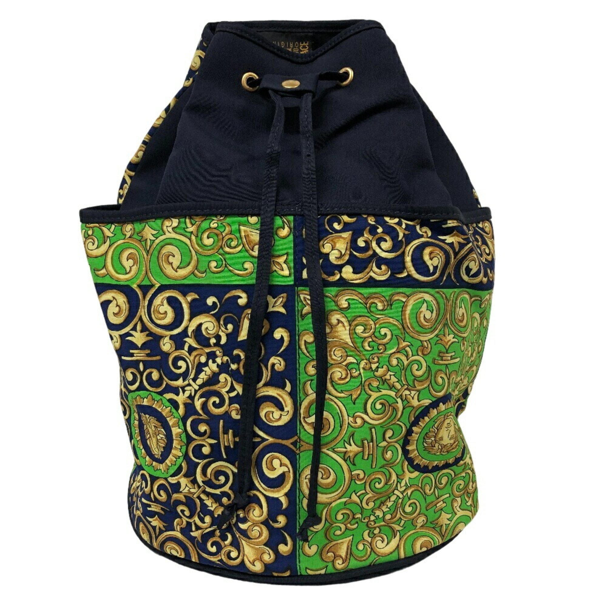 VERSACE Versace Backpack Daypack Green Women's