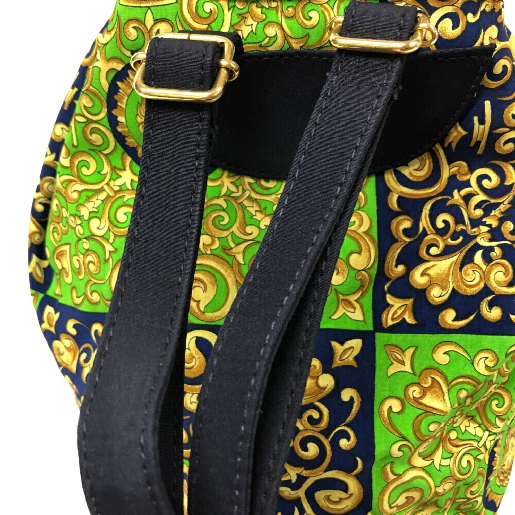 VERSACE Versace Backpack Daypack Green Women's