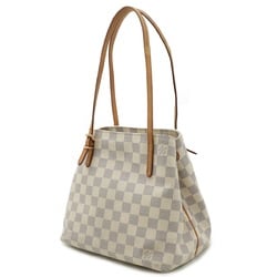 LOUIS VUITTON Damier Azur Cabas PM Tote Bag Shoulder N41376