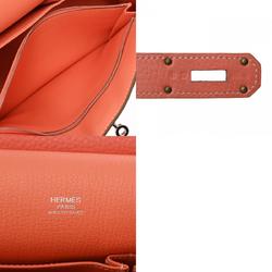 HERMES Hermes Gypsiere 28 Crevette Palladium hardware - □Q stamp (around 2013) Women's Taurillon Clemence shoulder bag