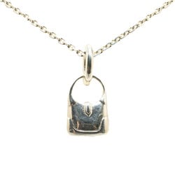 Hermes Trim Necklace Silver SV925 Women's HERMES