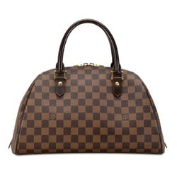 Louis Vuitton Damier Rivera MM Handbag Boston Bag N41434 Ebene Brown PVC Leather Women's LOUIS VUITTON