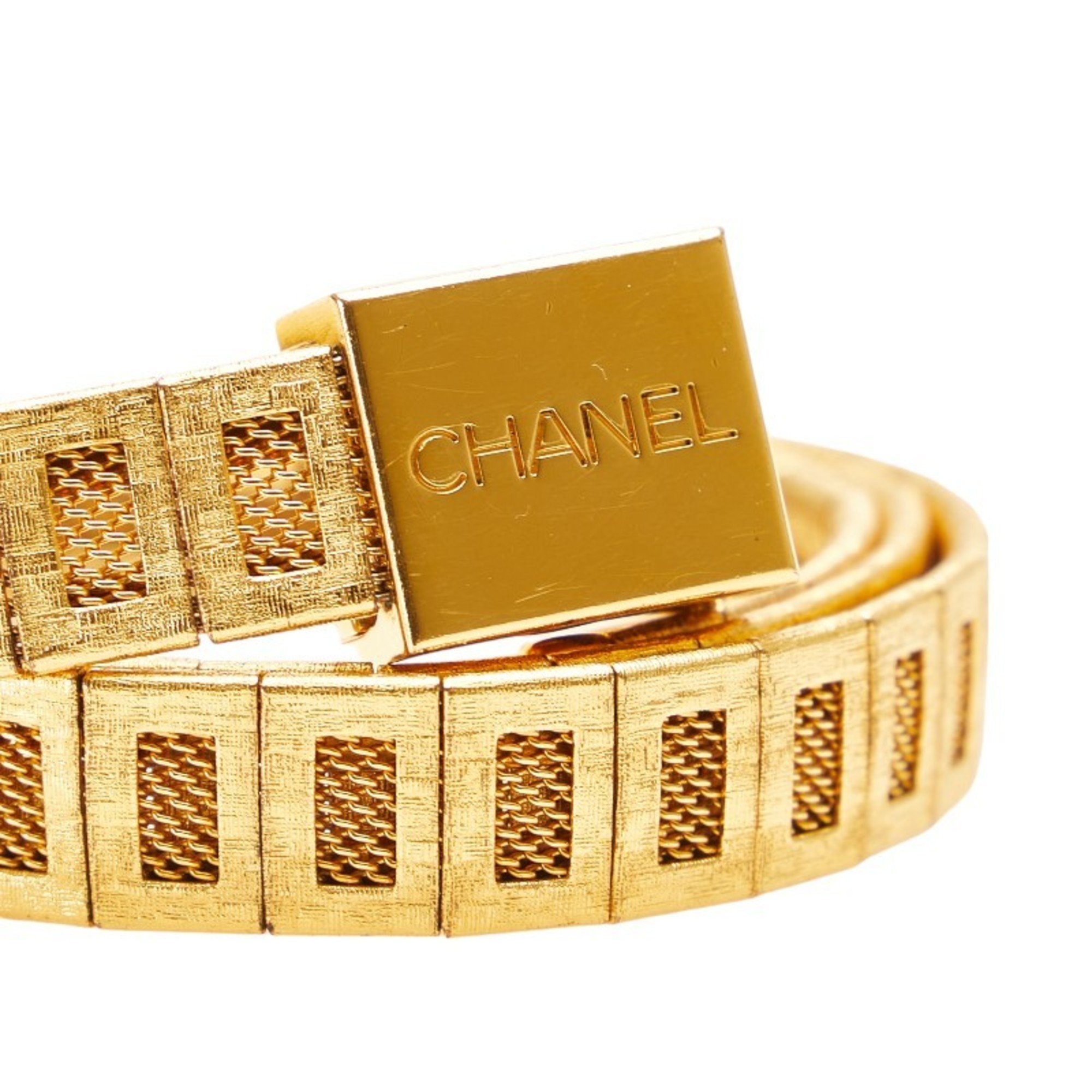 Chanel Belt Gold Plated Women's CHANEL