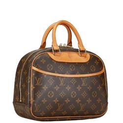 Louis Vuitton Monogram Deauville Handbag M47270 Brown PVC Leather Women's LOUIS VUITTON