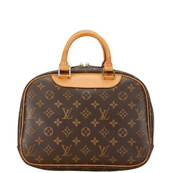 Louis Vuitton Monogram Deauville Handbag M47270 Brown PVC Leather Women's LOUIS VUITTON