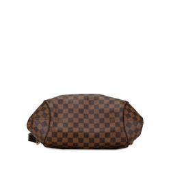 Louis Vuitton Damier Sistine MM Shoulder Bag N41541 Brown PVC Leather Women's LOUIS VUITTON