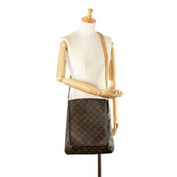 Louis Vuitton Monogram Musette Shoulder Bag M51256 Brown PVC Leather Women's LOUIS VUITTON