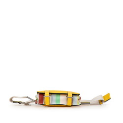 LOEWE Anagram Military Waist Bag, Body Shoulder Bag 651946 Yellow Multicolor Leather Canvas Women's