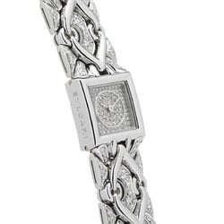 BVLGARI Bvlgari Trica Diamond Dial Bracelet BJ07W Women's WG Watch Quartz