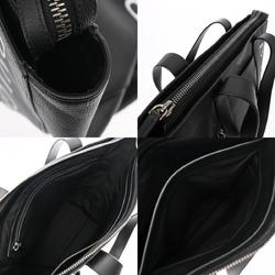 BVLGARI Fragment collaboration black men's leather tote bag