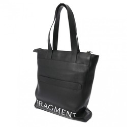 BVLGARI Fragment collaboration black men's leather tote bag