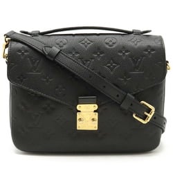 LOUIS VUITTON Louis Vuitton Monogram Empreinte Pochette Metis MM Handbag Clutch Bag Shoulder Noir M41487