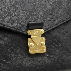 LOUIS VUITTON Louis Vuitton Monogram Empreinte Pochette Metis MM Handbag Clutch Bag Shoulder Noir M41487