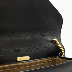 TIFFANY&Co. Tiffany Chain Shoulder Bag Leather Black